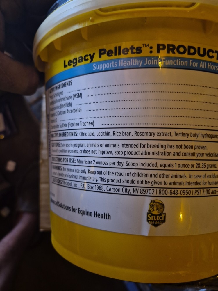 4- Legacy Pellets 5lb For All Horses