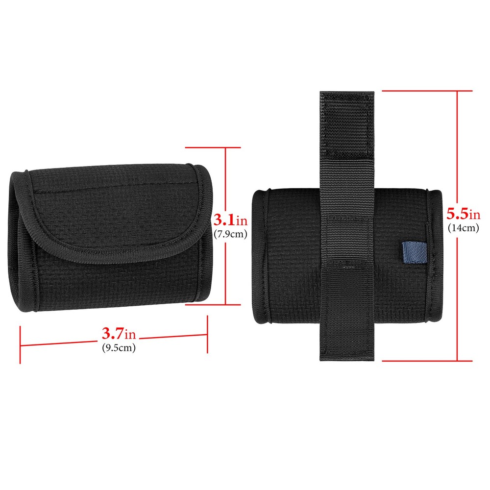 Geekria Earbuds Pouch with Belt Loop Compatible with Skullcandy Push Active