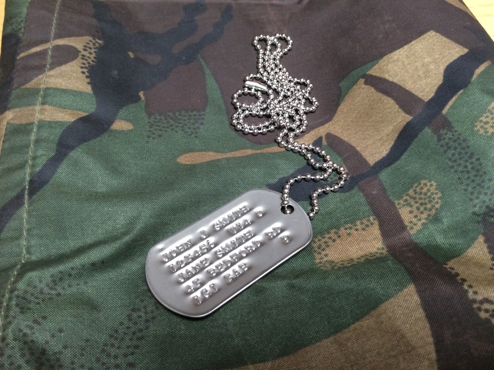 US WW2 Army Military Dog Tag ID Disc personalised/custom