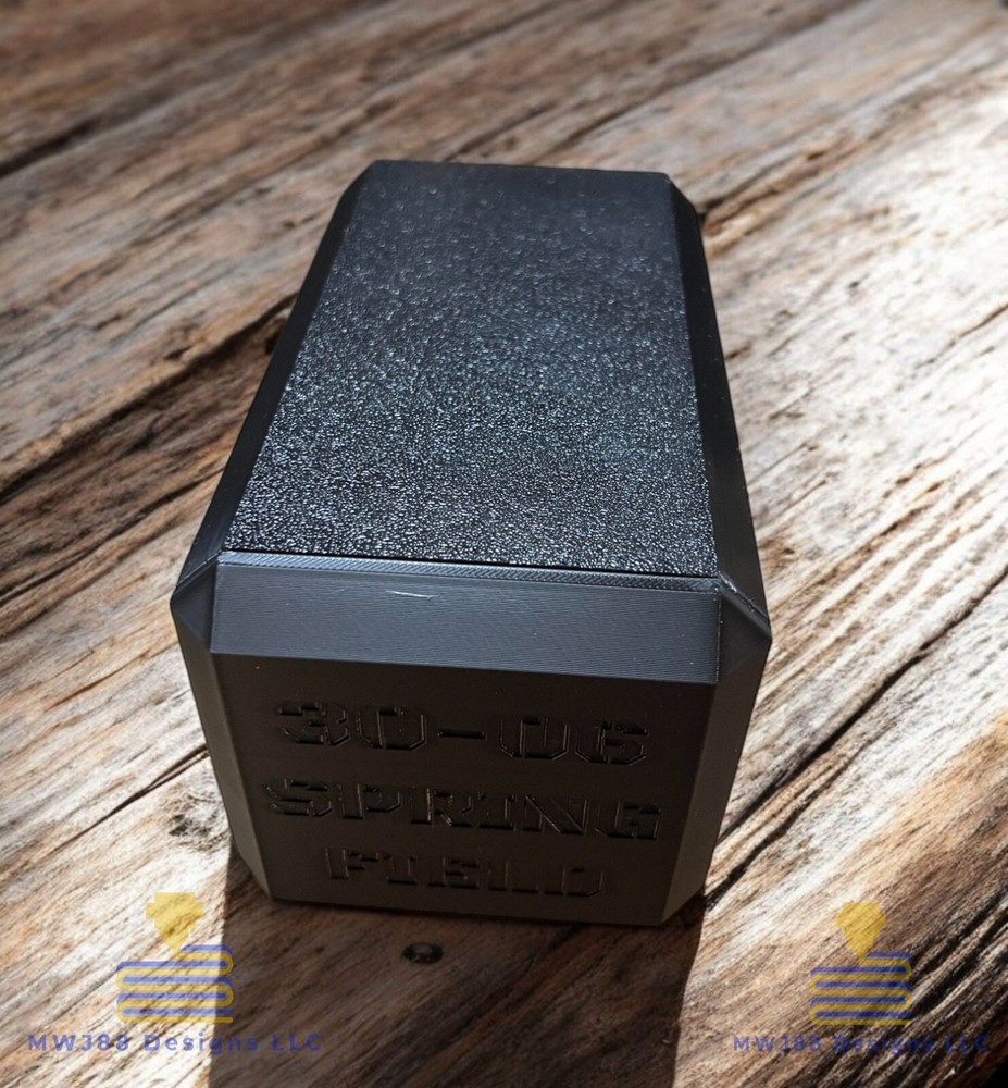 Sliding 30-06 Springfield Ammo Storage Box Case - 50rd Round - Multiple Colors!