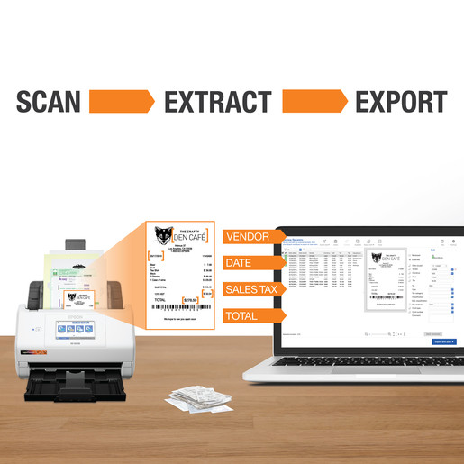 Epson RapidReceipt RR-600W Wireless Scanner - Certified Refurbished