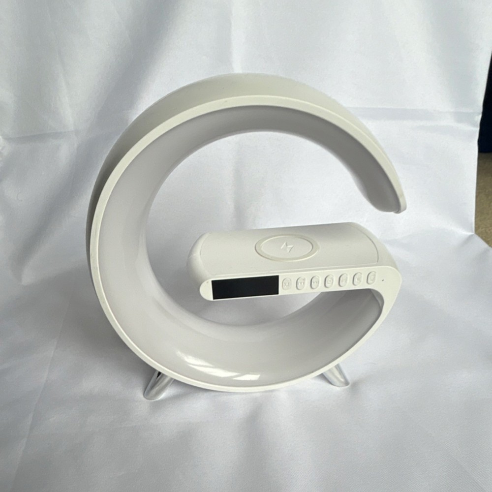 Smart Light Sound Machine White Noise Clock Night Light White