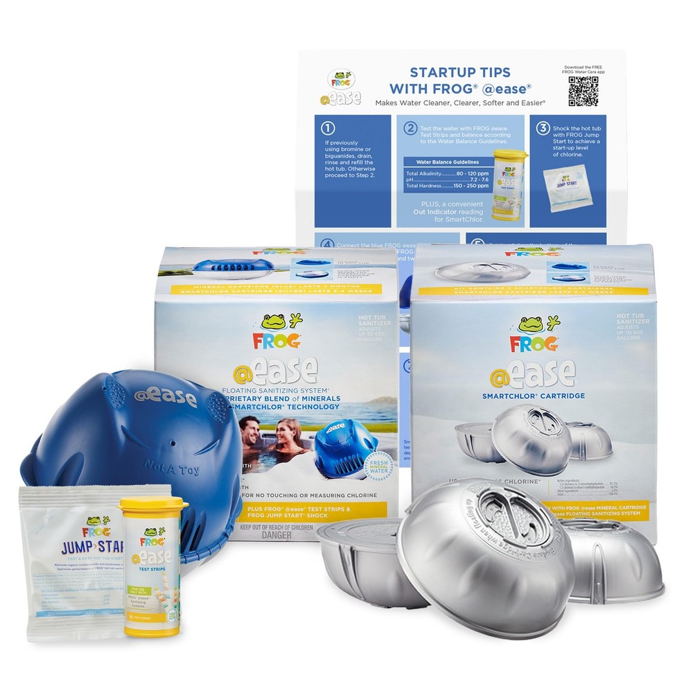 FROG @Ease Floating SmartChlor Cartridge 3-Pack Hot Tub Sanitizing System