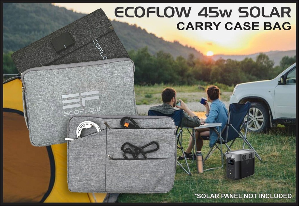 EcoFlow 45W Solar Panel Carry Case/Bag - U.S. Stock