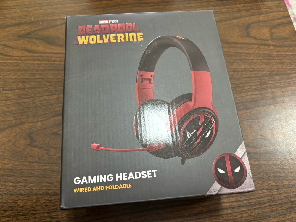 Marvel Studios Deadpool & Wolverine Gaming Headset Wired And foldable 3.5mm Jack