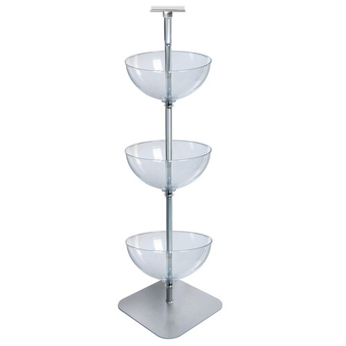 Azar Displays Three-Tiered 16" Bowl Floor Display