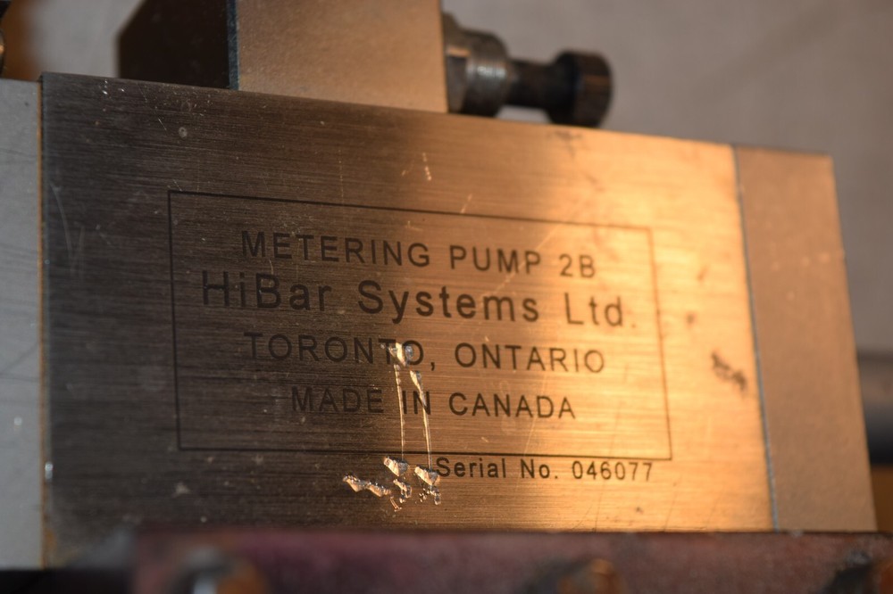 Hi Bar HiBar Systems Metering Pump 2B