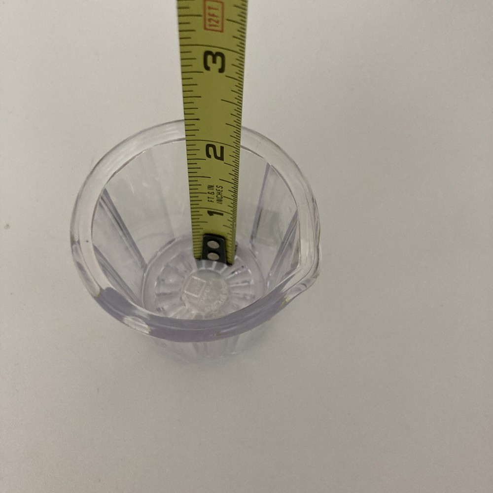 Thunder Group PLSP002D 2 oz Clear Plastic Fluted Syrup Cup - 36 Count (3 dozen)