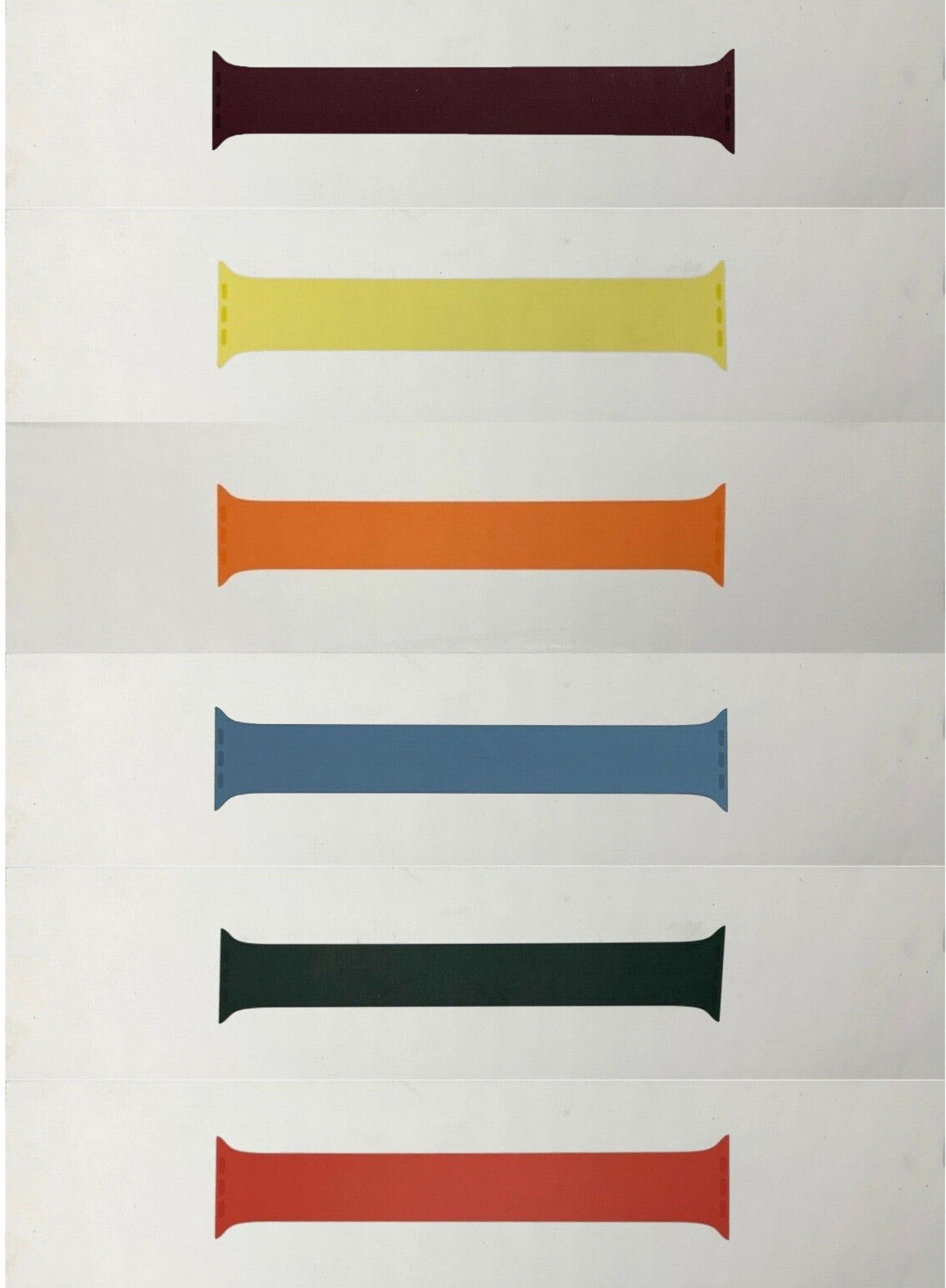 Genuine Apple Watch Silicone Solo Loop 44mm 45mm 46mm 49mm Series 3 4 5 6 7 8 SE