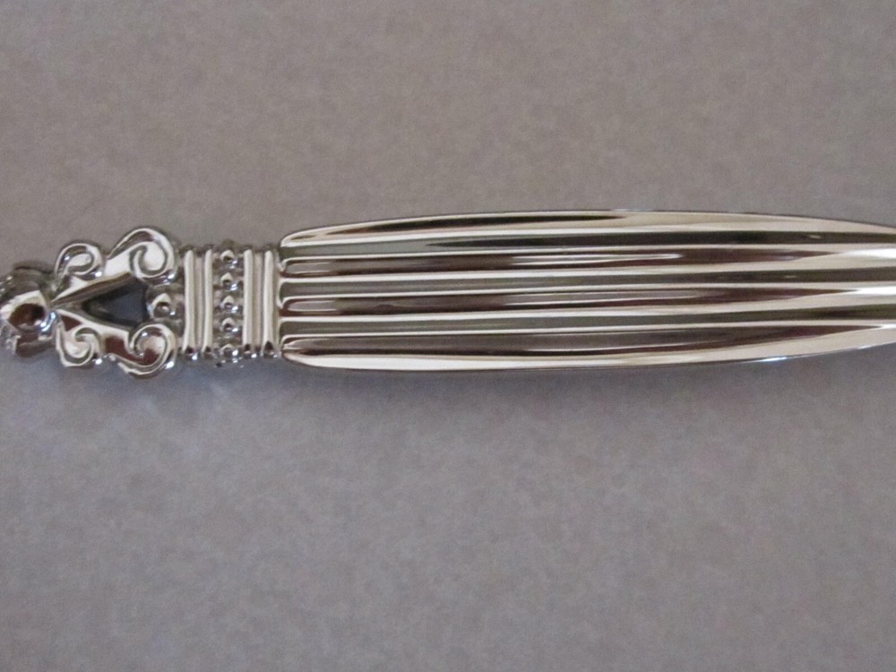 Godlinger Silver Plate Large Laddle, Serving Spoons, Fork 5 Pieces