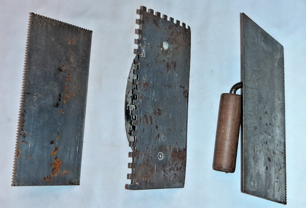 Nine Assortment of Concrete & Masonry Tools - Used