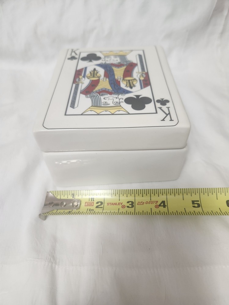 American Atelier Casino Royale Earthenware Box #5367