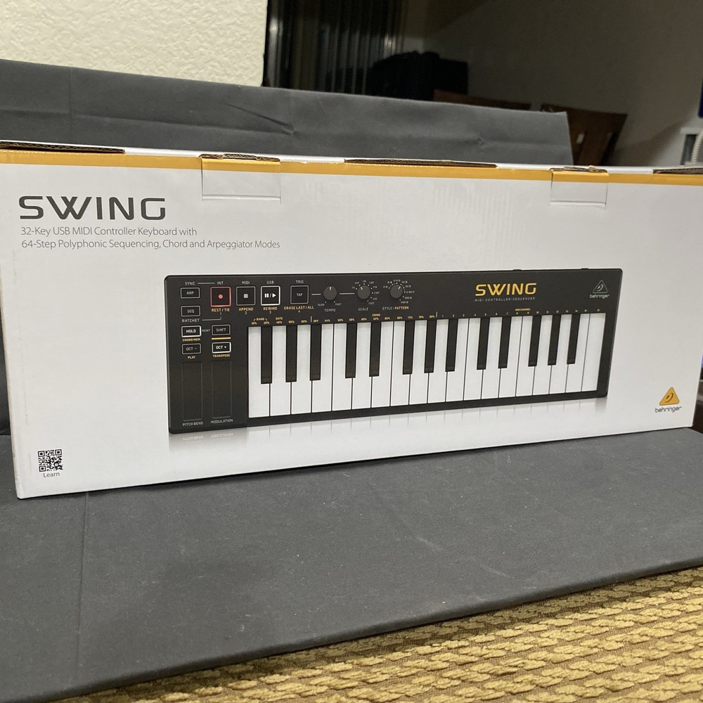 Behringer SWING 32-Key USB MIDI Controller Keyboard with 64-Step Sequencer