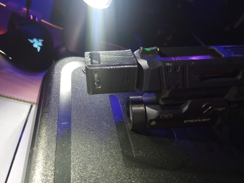 [3D Bro] Airsoft Glock (CUSTOM ENGRAVED MODEL #) Classic Muzzle Break