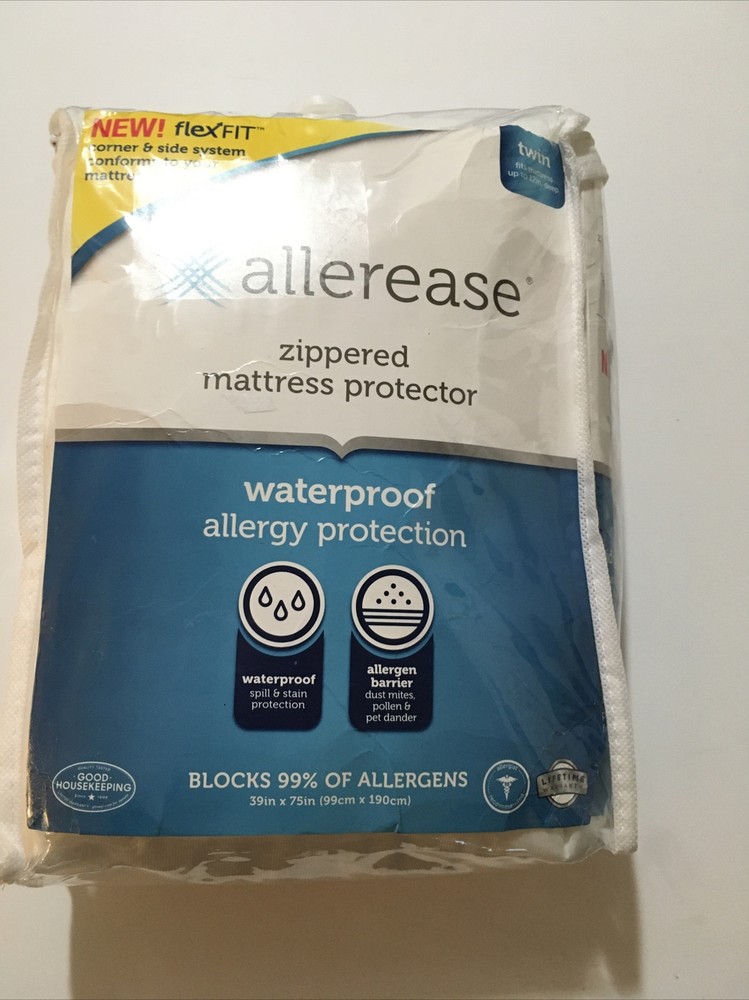 Allergy Protection Waterproof Mattress Protector TWIN - AllerEase Encasement