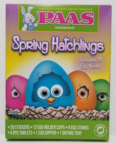 Paas Spring Hatchlings Easter Color Kit Egg Decorating Kit (LOC NS)