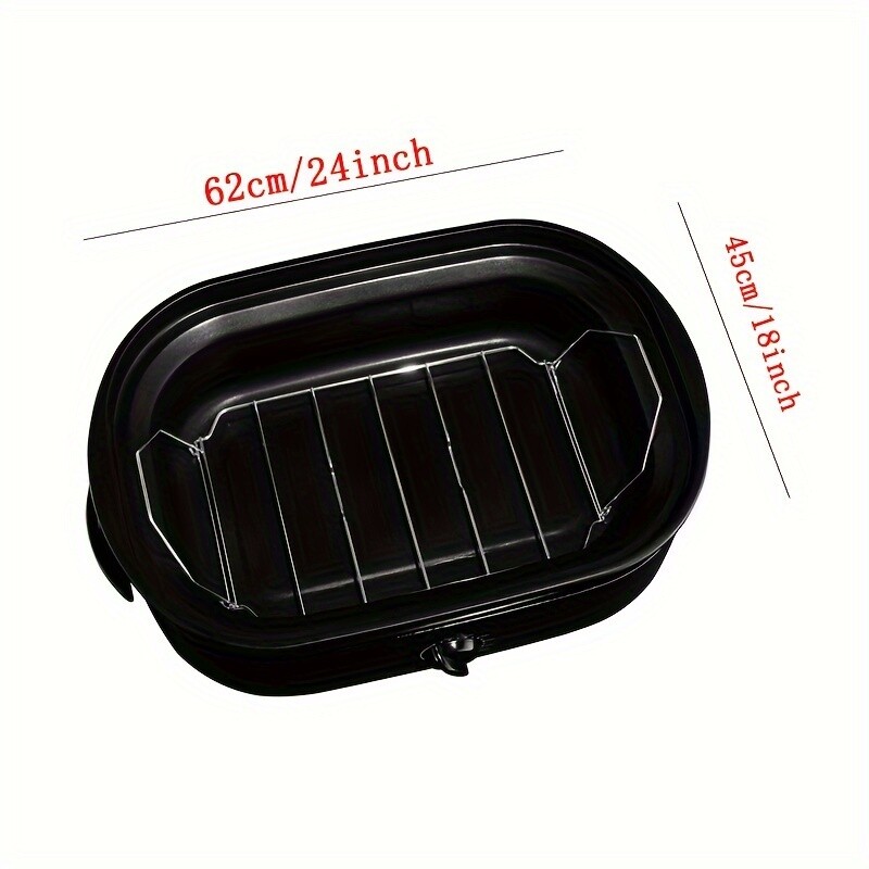 Electric Roaster Oven 16QT Turkey Roaster Oven w/ Self-Basting Lid , Steel Rack