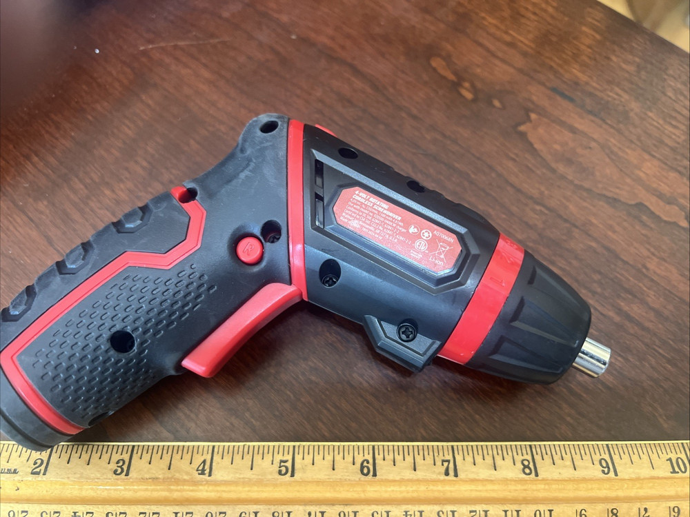 Hyper Tough 4-Volt Max Lithium-Ion Cordless Rotating Screwdriver, Tested working