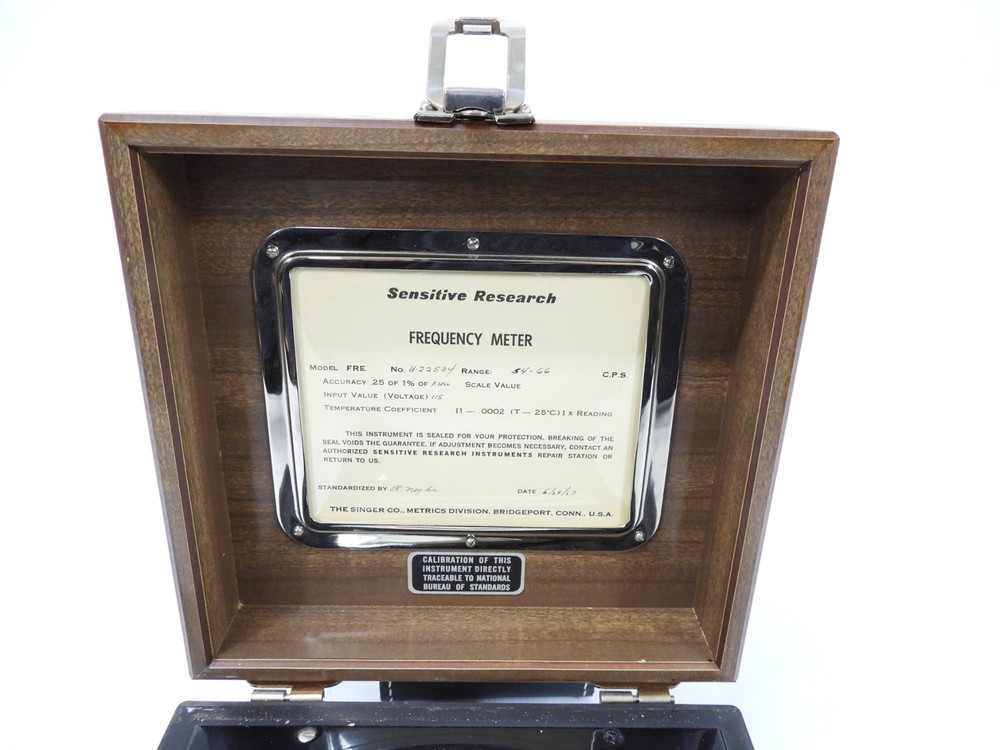 Sensitive Research Model FRE Frequency Meter (great condition)