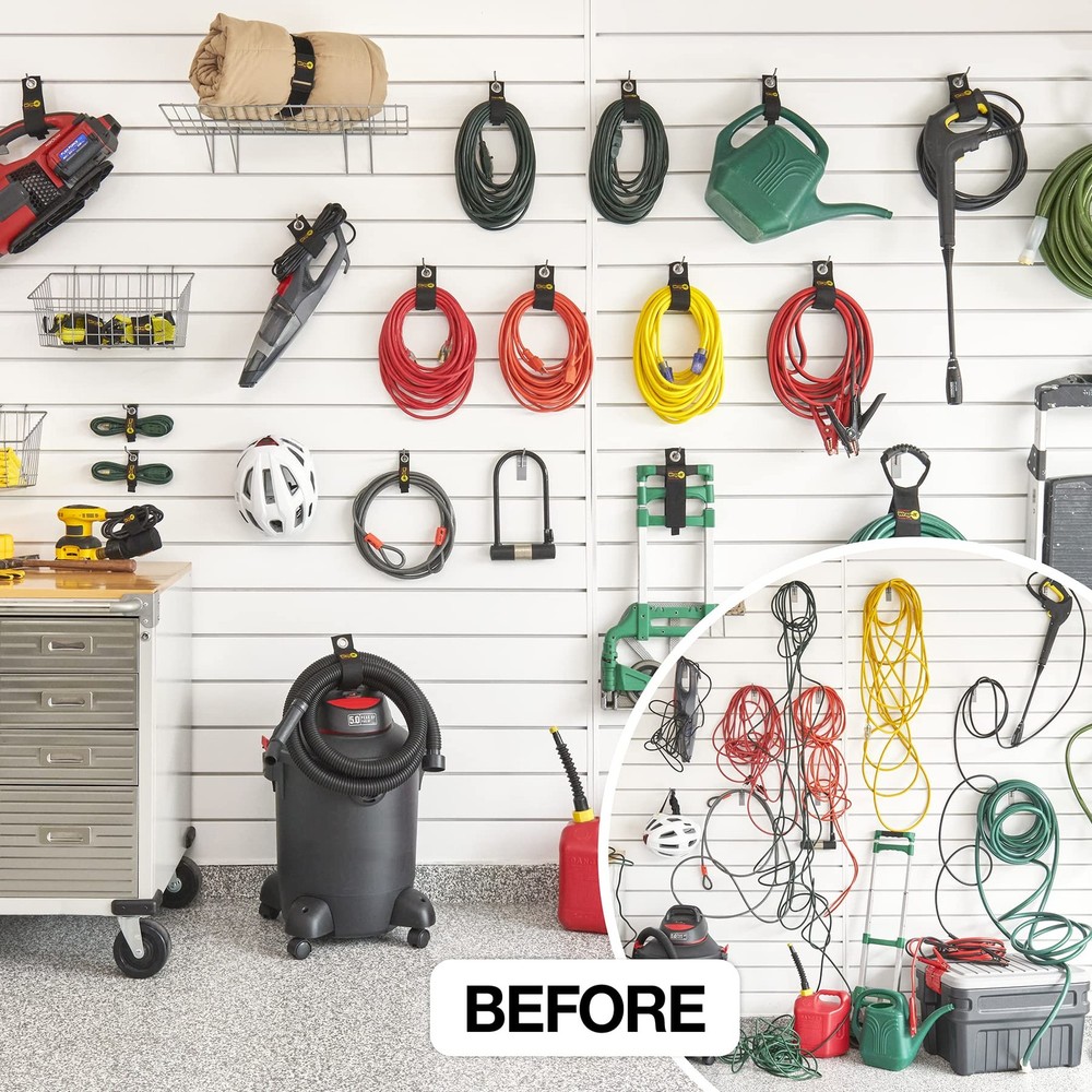 WrapIt HeavyDuty Hook & Loop Straps 12Pack Silver Cable Management