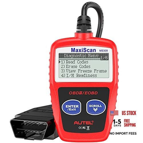 MS309 Universal OBD2 Scanner Check Engine Fault Code Reader - Clear