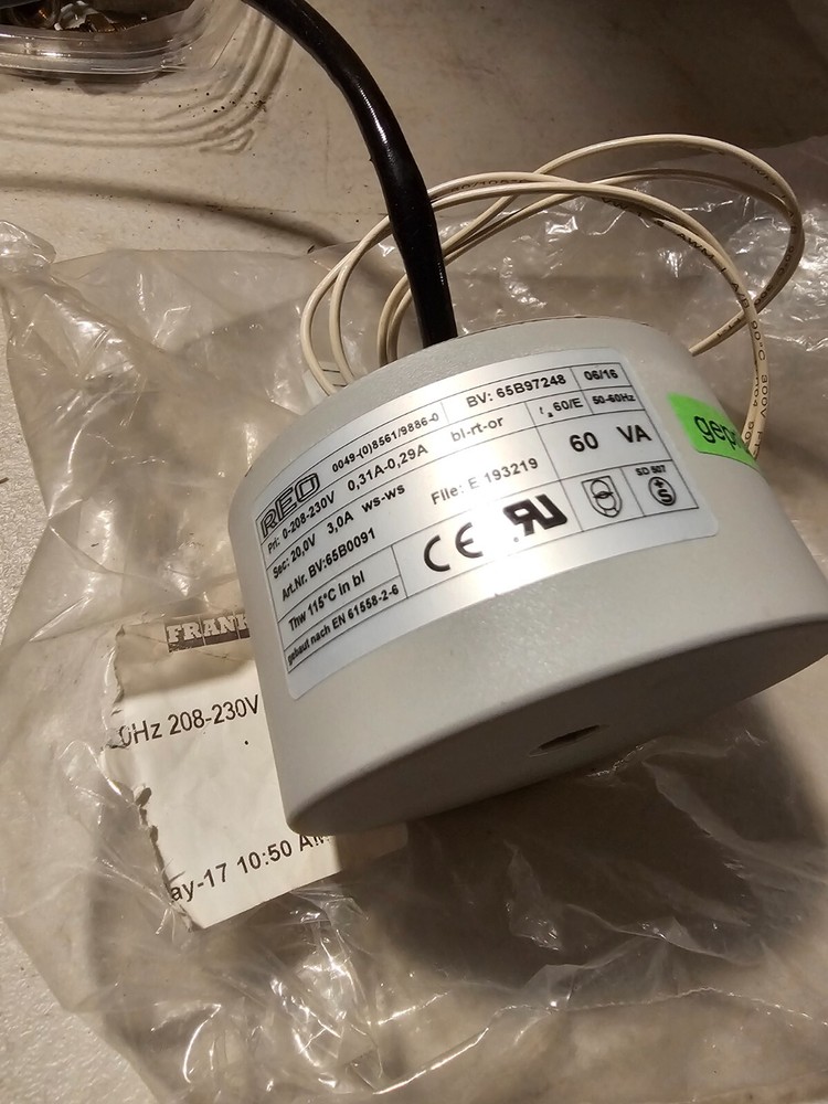 Franke Spectra S Ringtrafo Transformator BV 65B0091