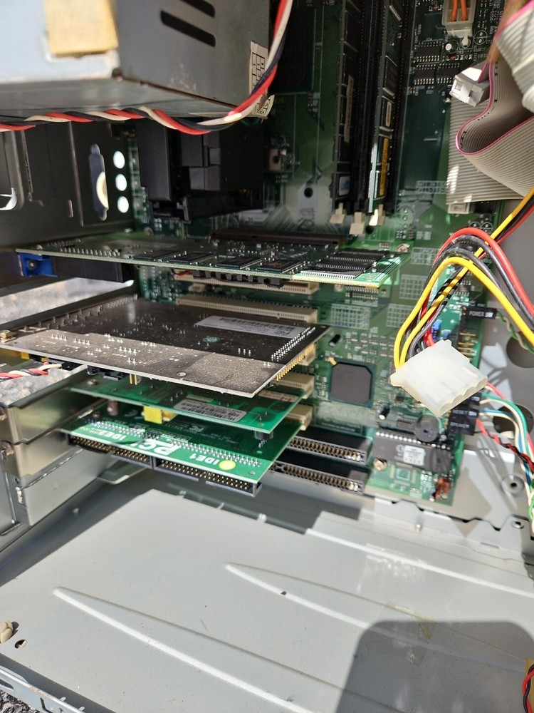 Vintage 1990s PC CPU Computer Translucent Case 89 S7