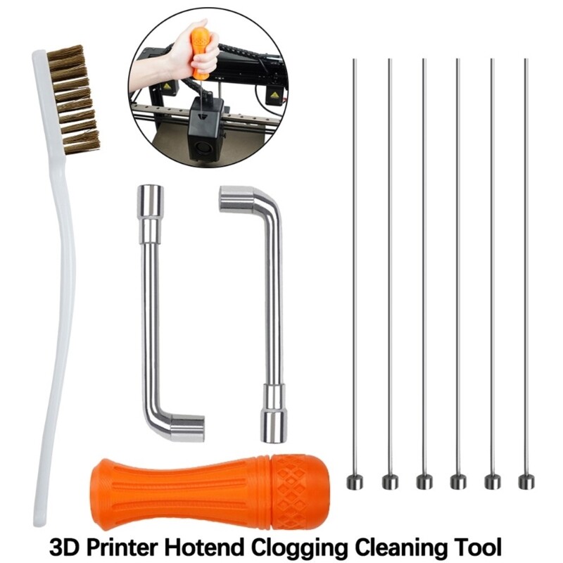 3D Printer Nozzle Highly Efficiency Easy Maintenance for Clogged