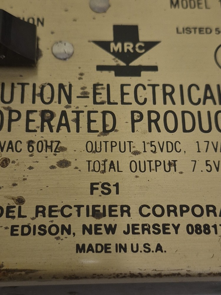 Trainpack HO Transformer #100 Model Rectifier Corp Made in USA