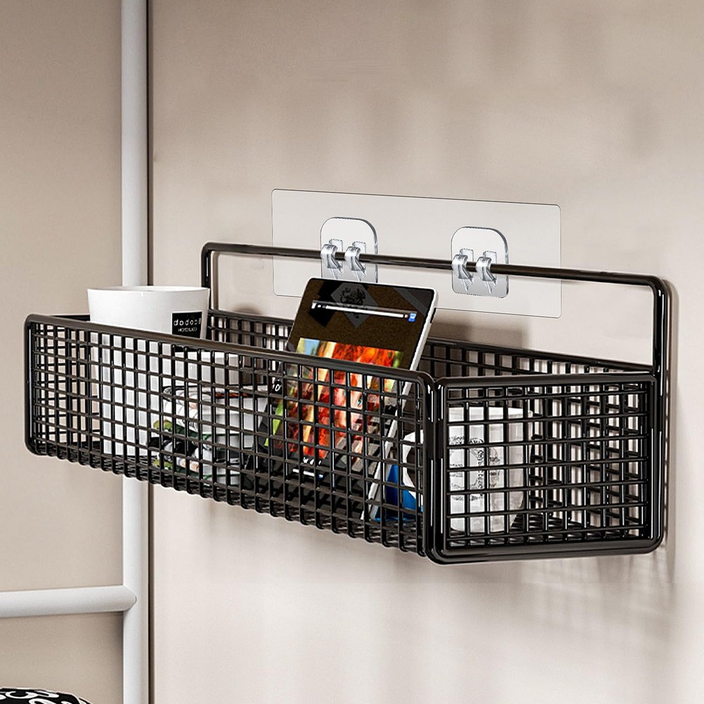 COMNICO 4 Pack Shower Caddy Adhesive Hooks Replacement, Strong Self-Adhesive...