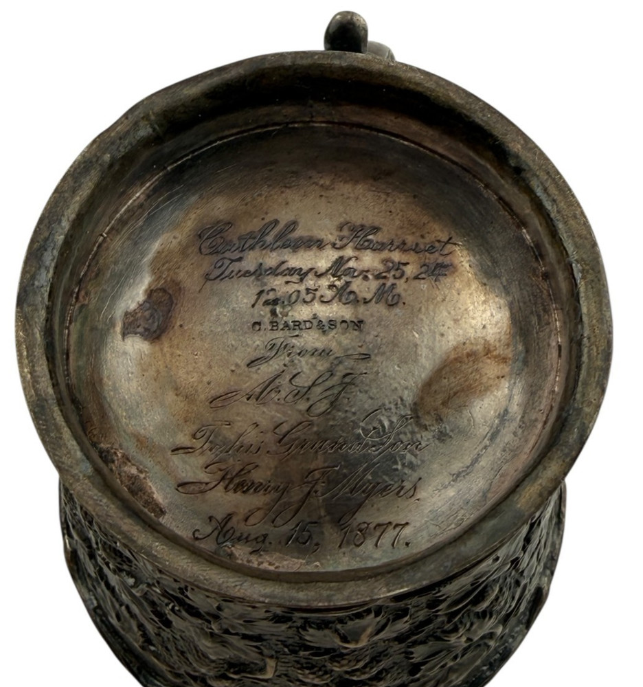 Conrad Bard & Son Sterling Silver Repoussé Cup