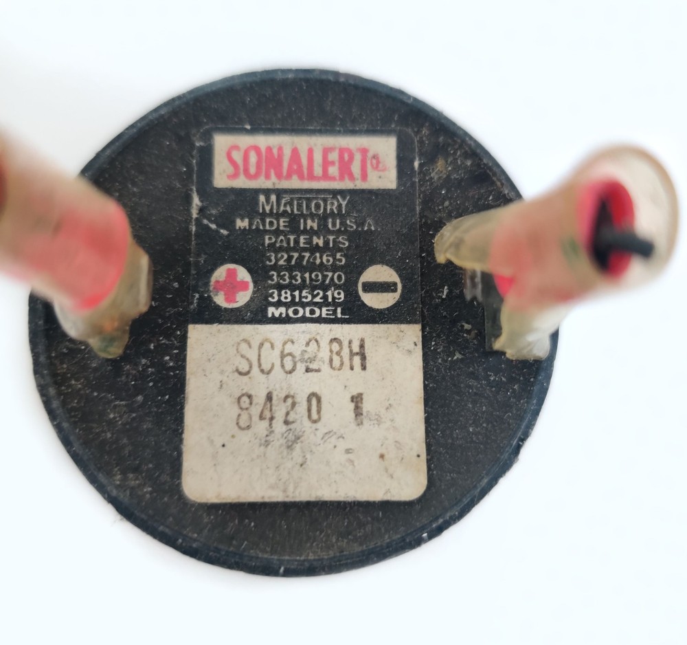 Mallory Sonalert SC28H 6-28VDC Medium Loudness 89 dBA Continuous Tone
