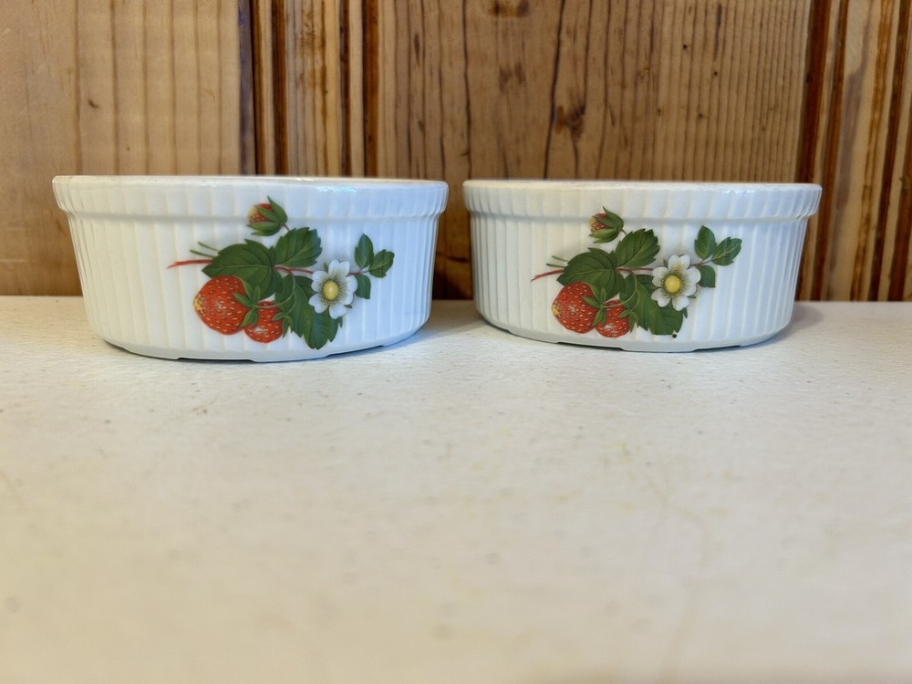B.I.A. CORDON BLEU DIANE 4.5” Small BAKING DISHES Set 2 QUALITY BAKEWARE      e3