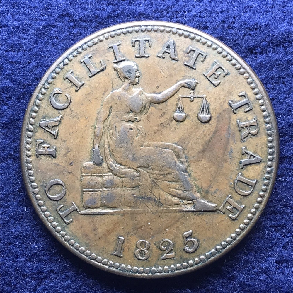 Lower Canada: 1825 1/2 Penny LC-53A1