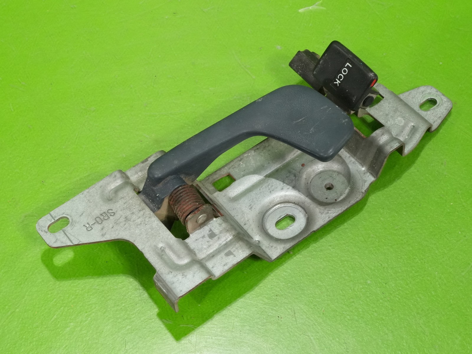 92-95 Civic OEM passenger right interior door handle lever lock blue