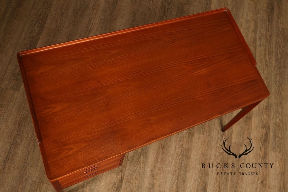 Danish Modern Teak Executive Writing Desk