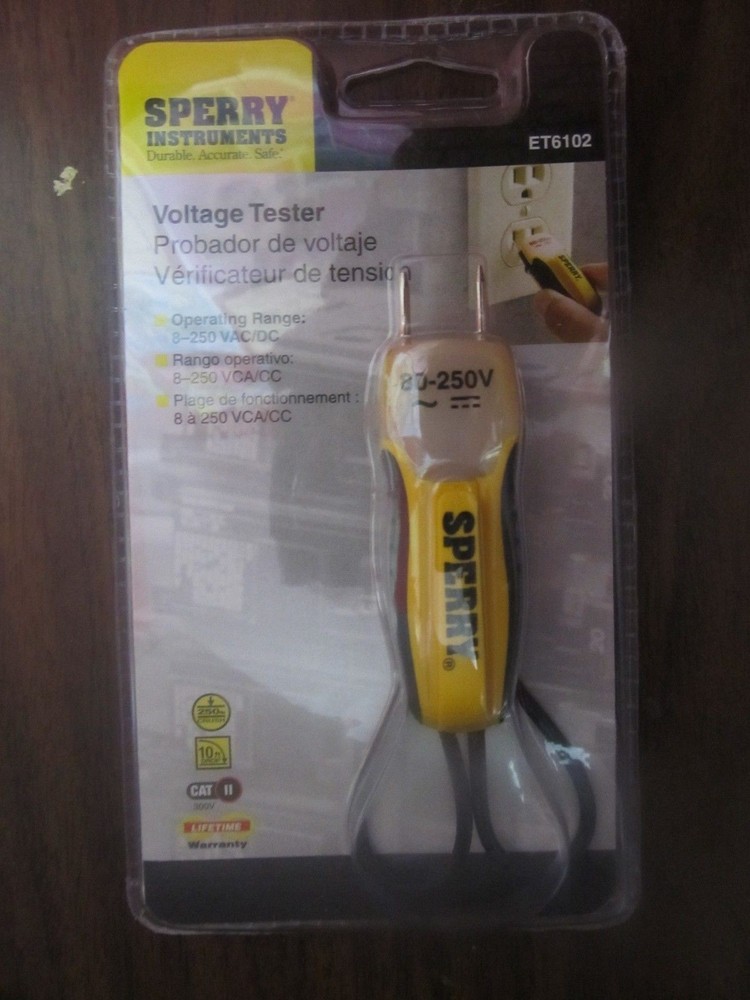 Sperry Instruments Voltage Tester #ET6102 NEW