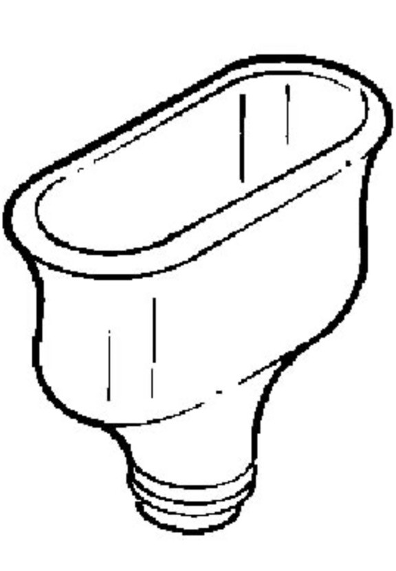 Oval Polypropylene Cup sink