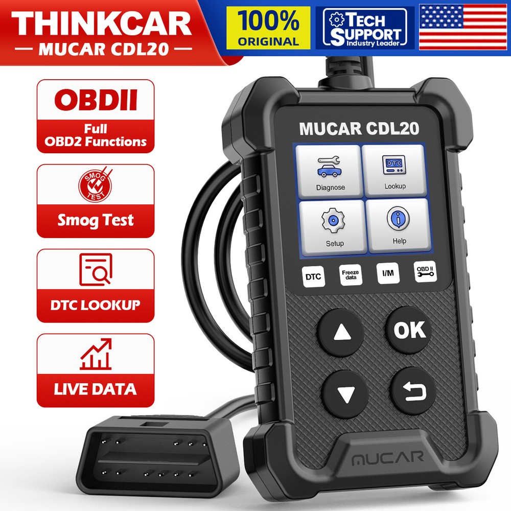 MUCAR Auto OBD2 Code Reader OBD Diagnostic Scanner Car Check Engine Fault Tool