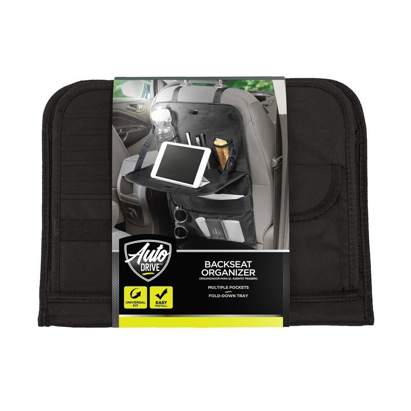 Multi-Pocket Car Backseat Organizer W/ Adjustable Desk Function Universal Fit US