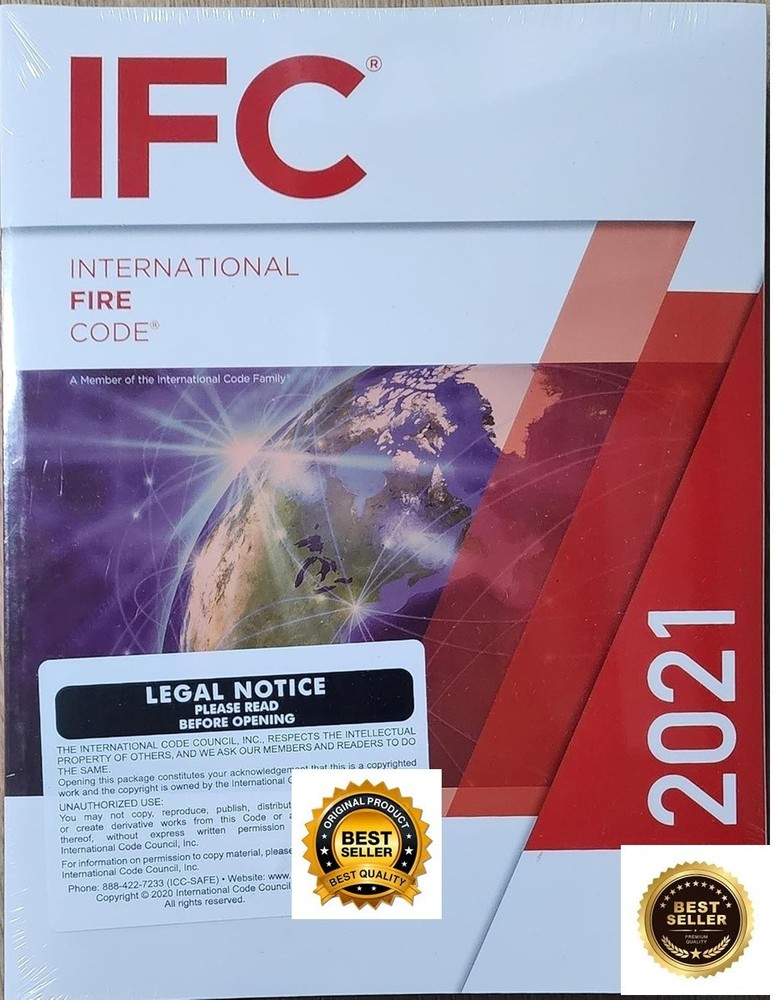 Fire Code 2021, IFC Code Book: ISBN 9781609839598