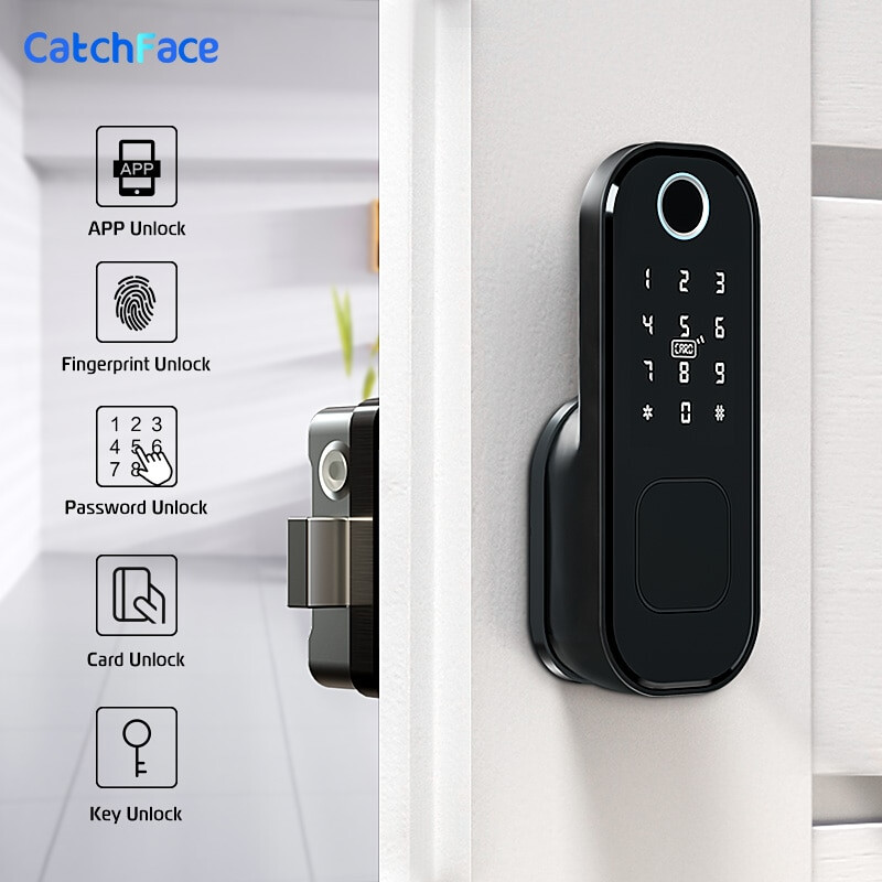 Keyless Smart Door Lock Fingerprint Remote Control Bluetooth TTLock App Passcode