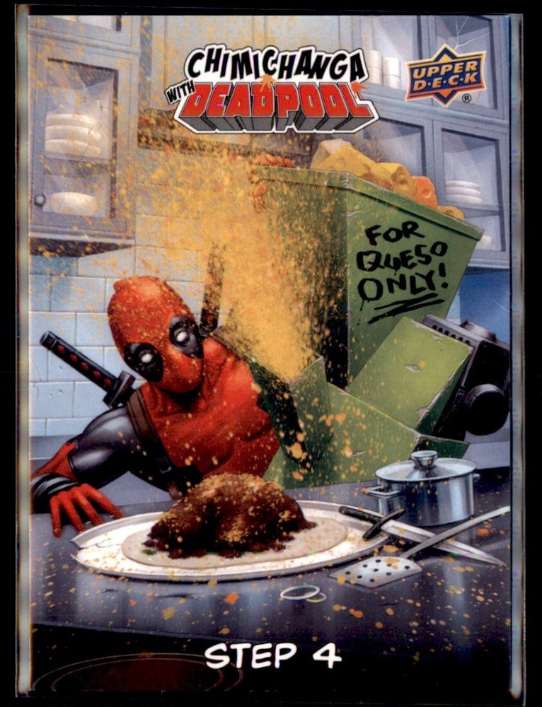 2019 Upper Deck Marvel Chimichangas with Deadpool Complete Set 8 Cards Inserts