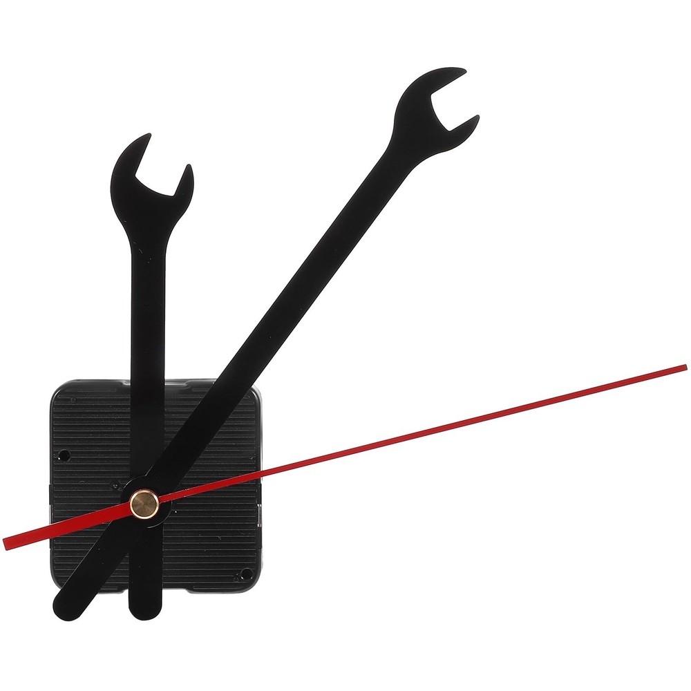 Wall Clock Mechanism Replacement: Creative Wrench Shpaed Clock Hands and Moto...
