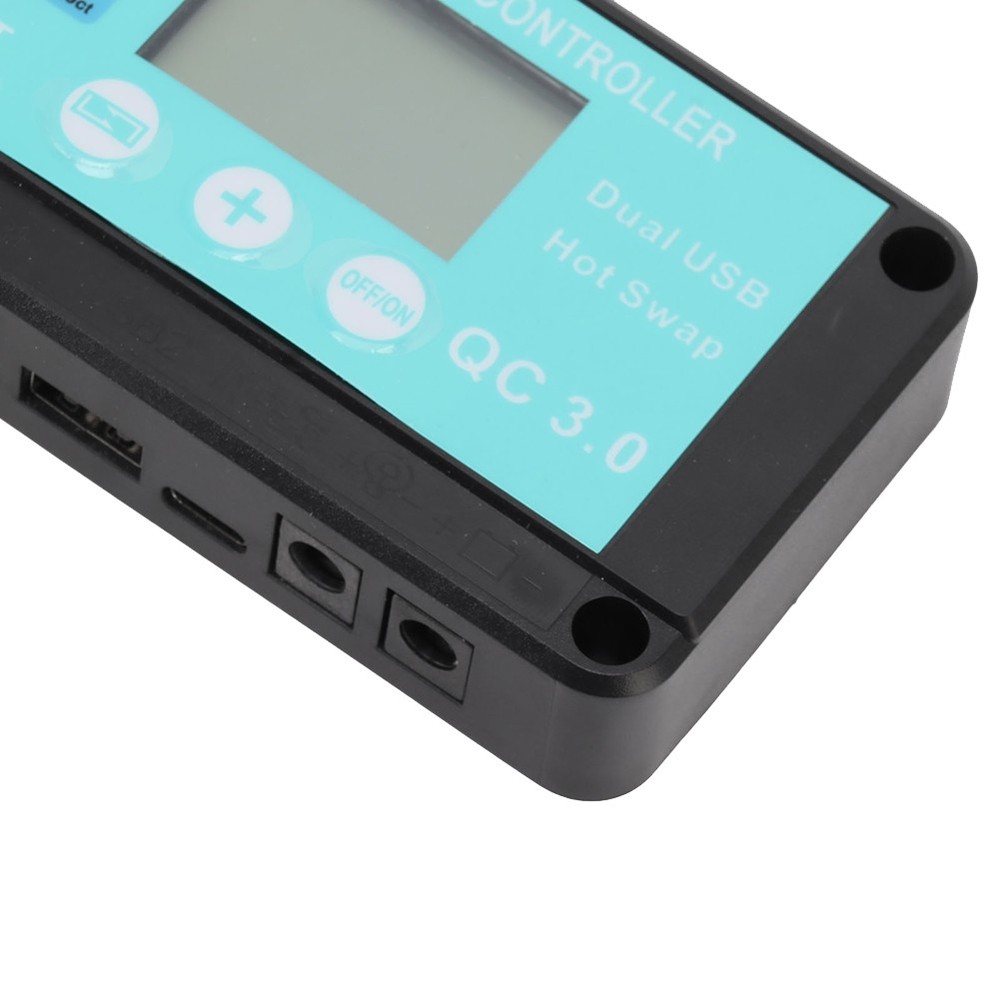 MPPT Solar Charge Controller Multi Protection Solar QC3.0 Controller w/ LCD Image Sc9398