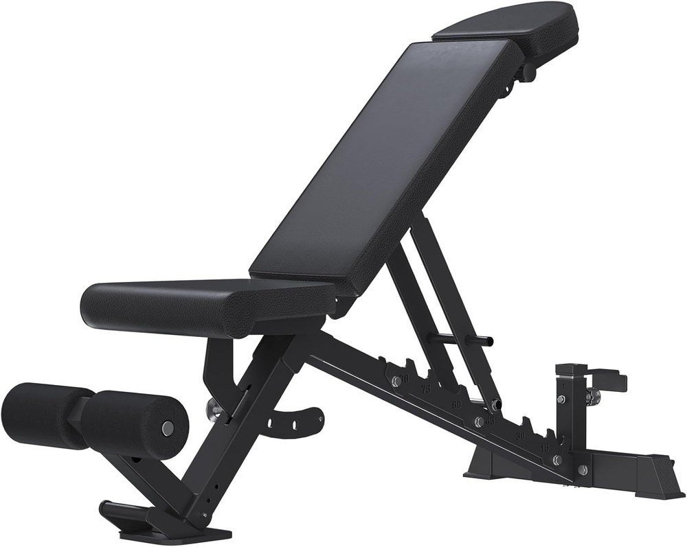 1300Lbs Capacity Bench Strength Training Adjustable Weight Bench for Home Gym