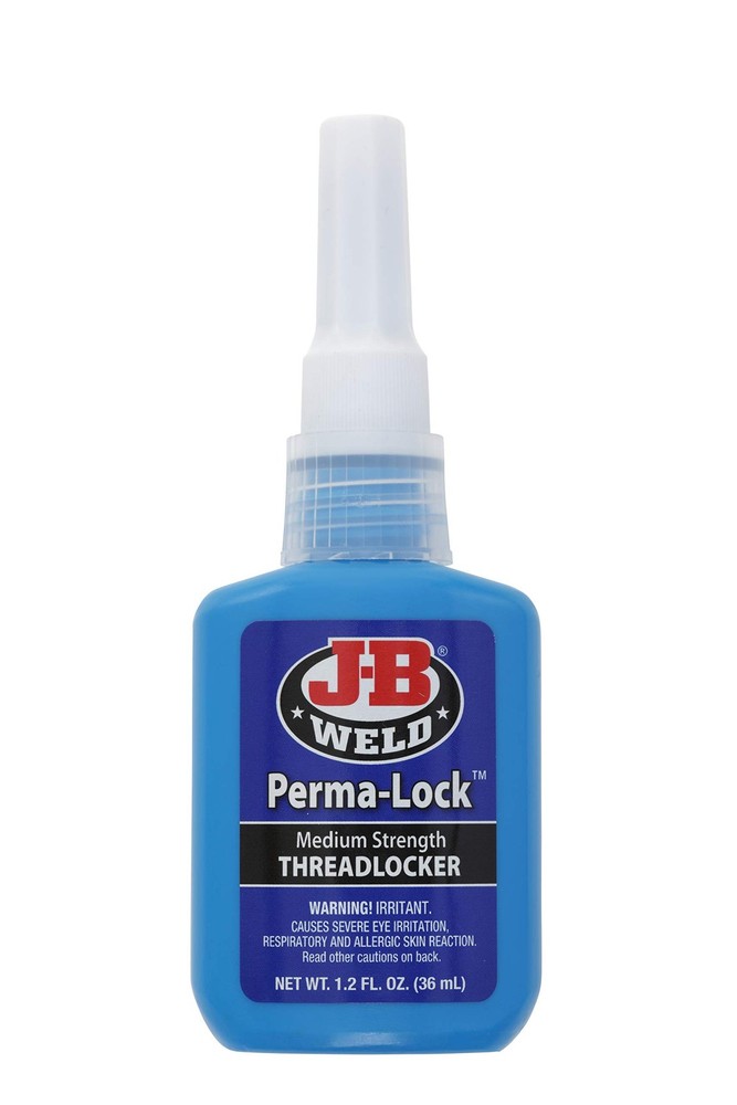 J-B Weld 24236 Perma-Lock Medium Strength Threadlocker - Blue - 36 ml,