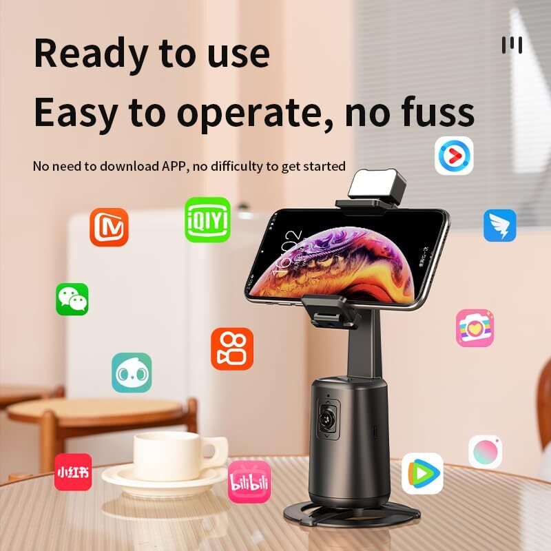 A200 Auto Face Tracking Gimbal - 360° Three Axis Construction for Enhanced S...