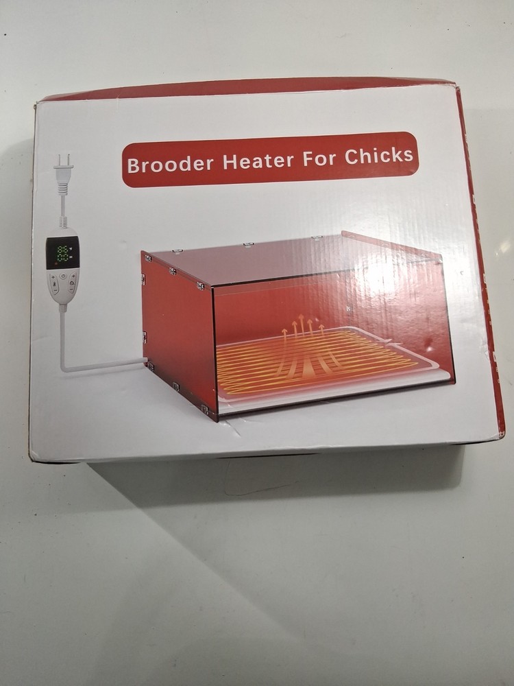 Chicken Brooder Box for Chicks, Revamped Chick Brooder Heater with Adjustable Te