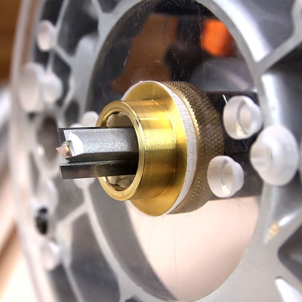 Durable 51/64 Inch Router Template Guide with Secure Lock Nut for Precise Cuts